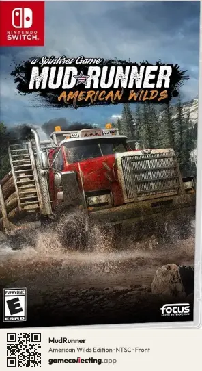 MudRunner Nintendo Switch, NTSC box front