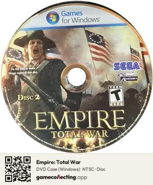Empire: Total War Computer, NTSC disc