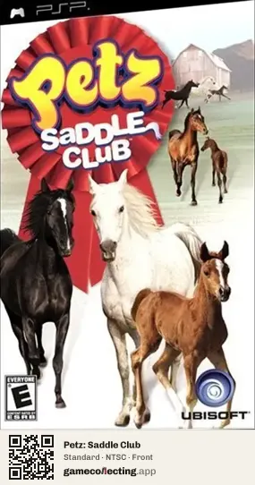 Petz: Saddle Club PlayStation Portable, NTSC box front