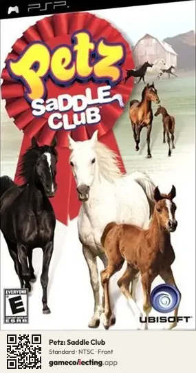Petz: Saddle Club PlayStation Portable, NTSC box front