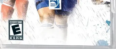 FIFA 10, the ESRB box on its front