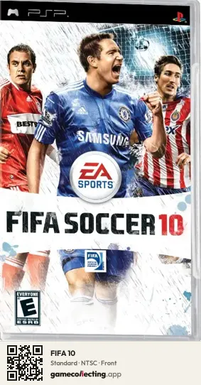 FIFA 10 PlayStation Portable, NTSC box front
