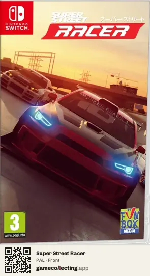 Super Street Racer Nintendo Switch, PAL box front