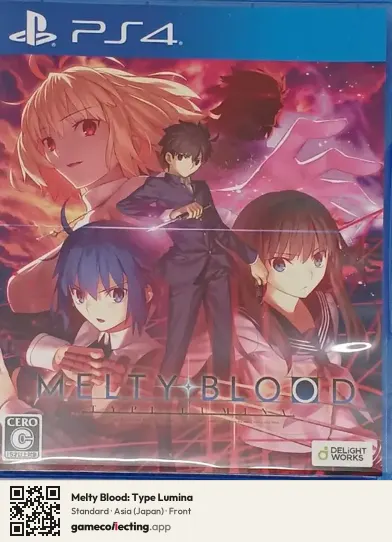 Melty Blood: Type Lumina PlayStation 4, Japan box front