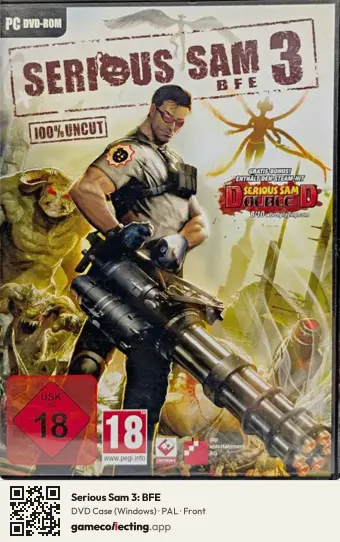 Serious Sam 3: BFE Computer, PAL box front