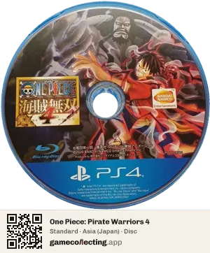 One Piece: Pirate Warriors 4 PlayStation 4, Asia disc