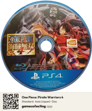 One Piece: Pirate Warriors 4 PlayStation 4, Asia disc