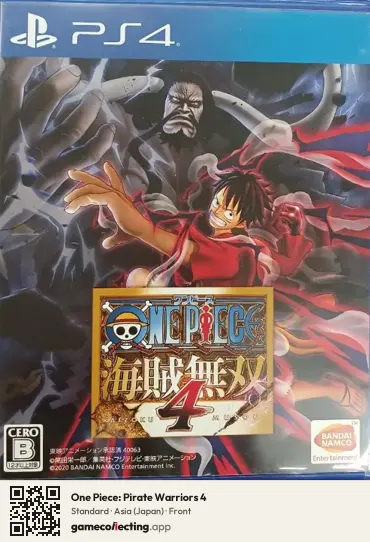 One Piece: Pirate Warriors 4 PlayStation 4, Japan box front