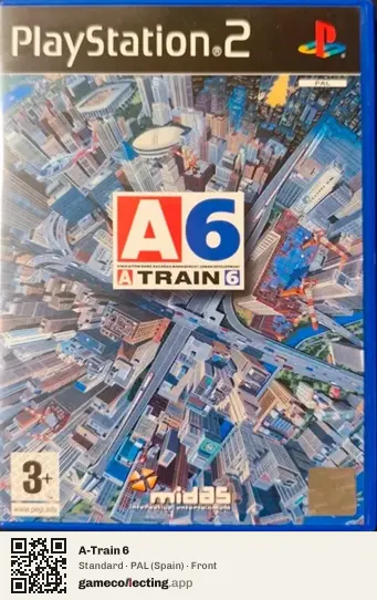 A-Train 6 PlayStation 2, Spain box front