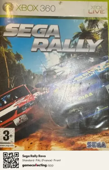 Sega Rally Revo Xbox 360, France box front