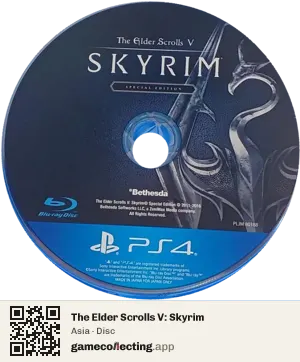 The Elder Scrolls V: Skyrim PlayStation 4, Asia disc