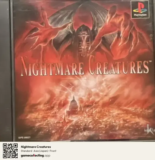 Nightmare Creatures PlayStation, Asia box front