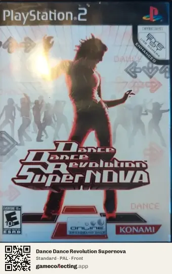 Dance Dance Revolution Supernova PlayStation 2, PAL box front