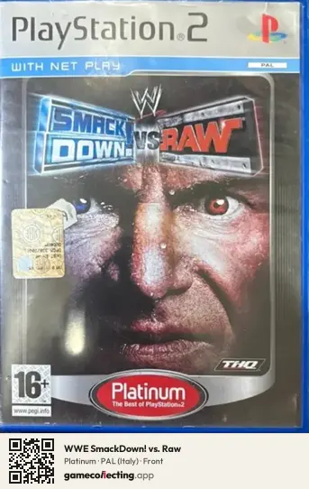 WWE SmackDown! vs. Raw PlayStation 2, Italy box front