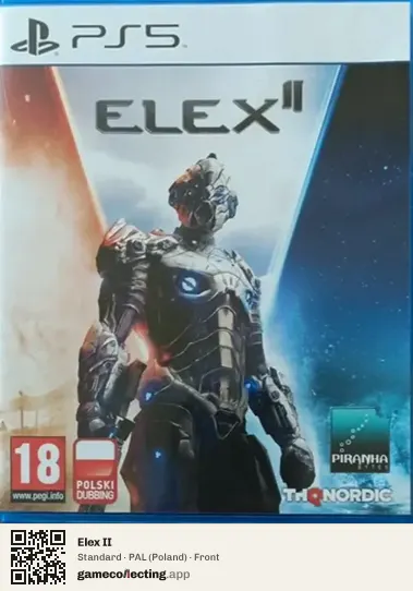 Elex II PlayStation 5, Poland box front