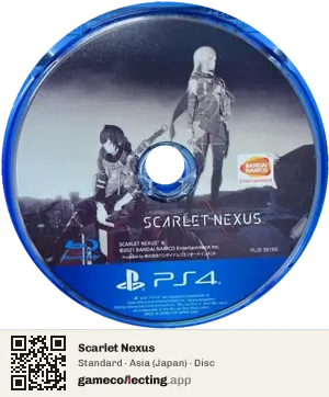 Scarlet Nexus PlayStation 4, Asia disc