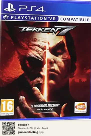 Tekken 7 PlayStation 4, Italy box front
