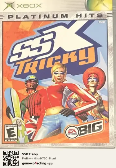 SSX Tricky Xbox, NTSC box front