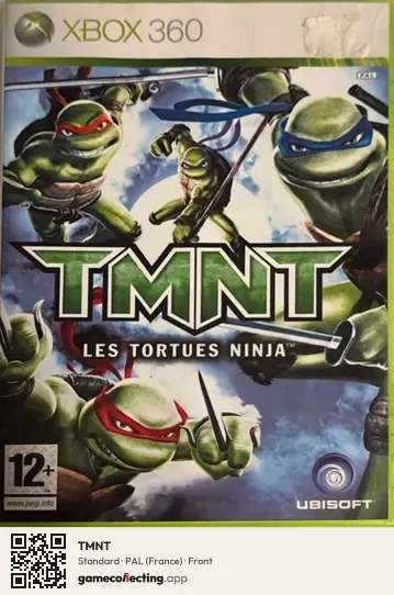TMNT Xbox 360, France box front