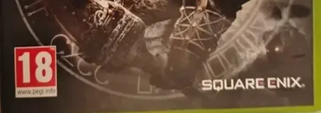 NieR, the PEGI square on its front