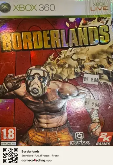 Borderlands Xbox 360, France box front