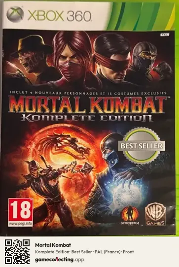 Mortal Kombat Xbox 360, France box front