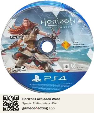 Horizon Forbidden West PlayStation 4, Asia disc