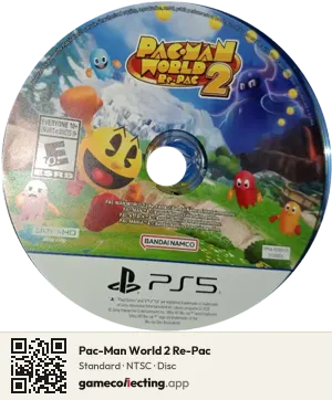 Pac-Man World 2 Re-Pac PlayStation 5, NTSC disc