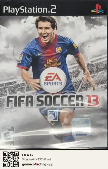 FIFA 13 PlayStation 2, NTSC box front