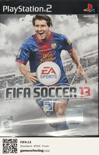 FIFA 13 PlayStation 2, NTSC box front