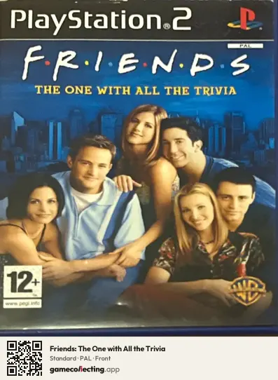 Friends: The One with All the Trivia PlayStation 2, PAL box front