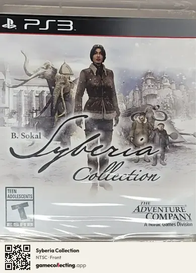 Syberia Collection PlayStation 3, NTSC box front