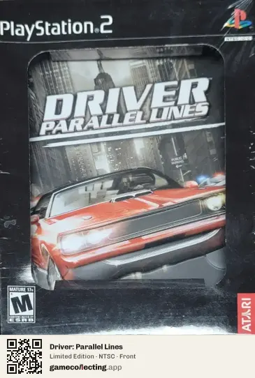 Driver: Parallel Lines PlayStation 2, NTSC box front
