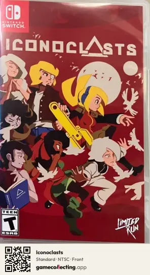 Iconoclasts Nintendo Switch, NTSC box front