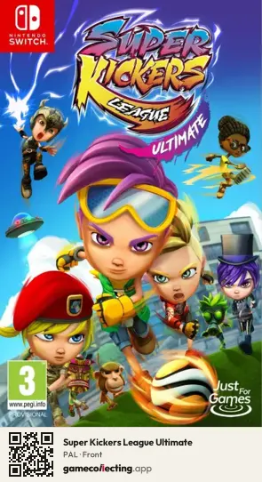 Super Kickers League Ultimate Nintendo Switch, PAL box front