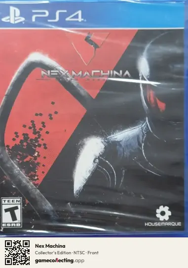 Nex Machina PlayStation 4, NTSC box front