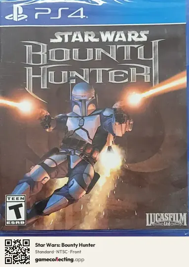 Star Wars: Bounty Hunter PlayStation 4, NTSC box front