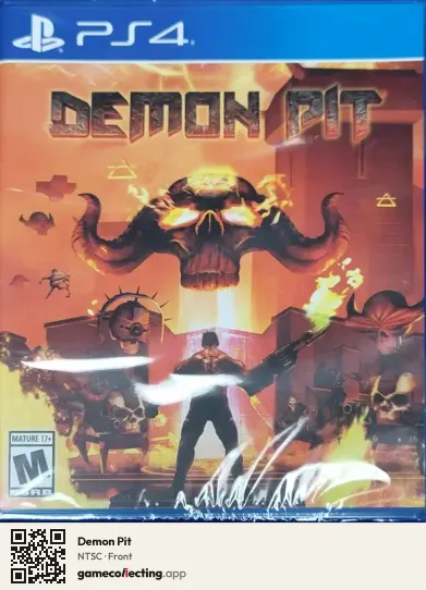 Demon Pit PlayStation 4, NTSC box front