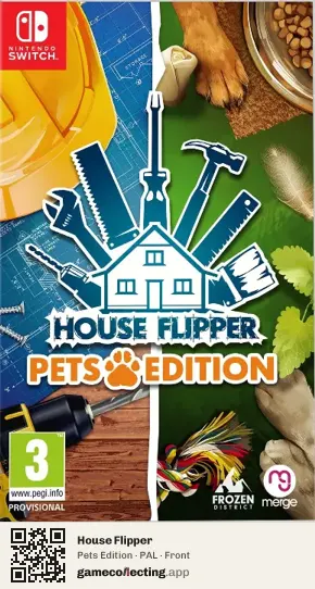 House Flipper Nintendo Switch, PAL box front