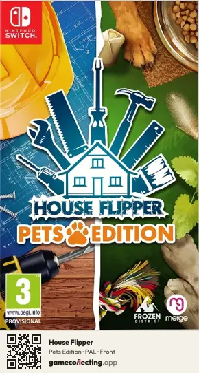 House Flipper Nintendo Switch, PAL box front