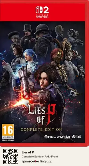Lies of P Nintendo Switch 2, PAL box front
