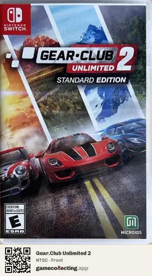 Gear.Club Unlimited 2 Nintendo Switch, NTSC box front