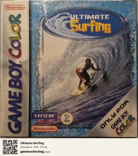 Ultimate Surfing Game Boy Color, PAL box front