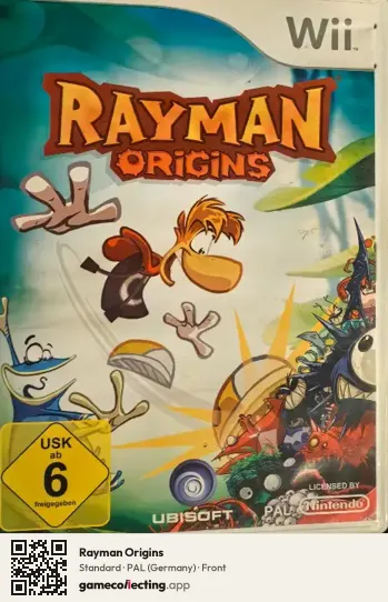 Rayman Origins Nintendo Wii, Germany box front