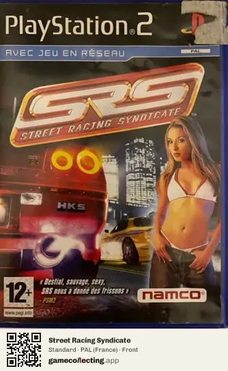 Street Racing Syndicate PlayStation 2, France box front