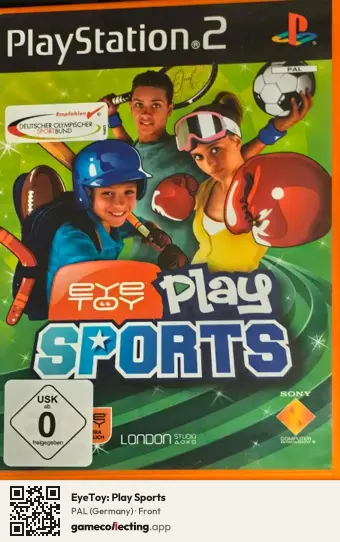 EyeToy: Play Sports PlayStation 2, Germany box front