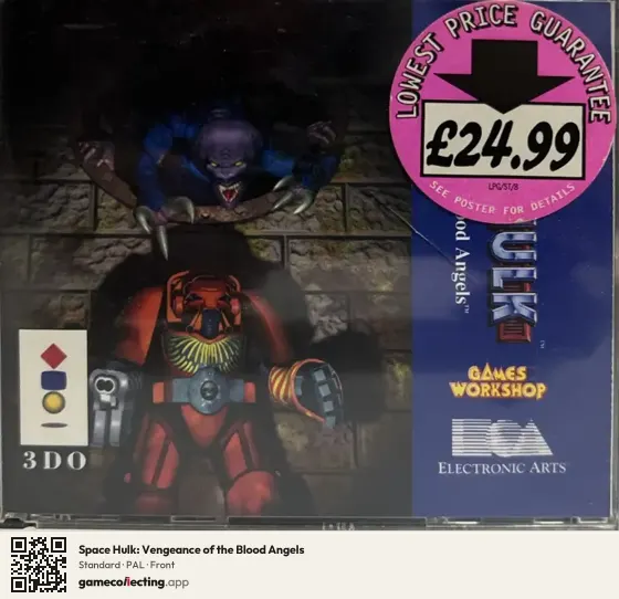 Space Hulk: Vengeance of the Blood Angels 3DO Interactive Multiplayer, PAL box front