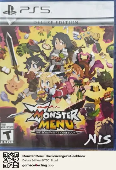 Monster Menu: The Scavenger's Cookbook PlayStation 5, NTSC box front