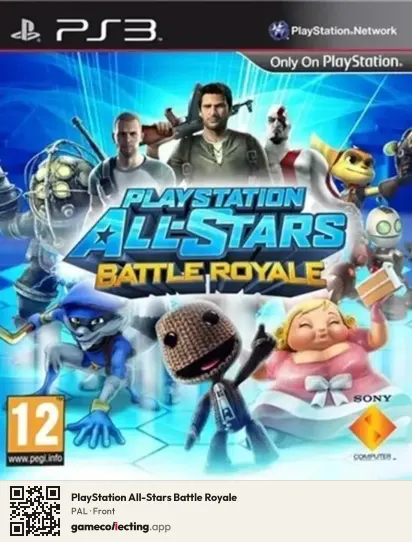 PlayStation All-Stars Battle Royale PlayStation 3, PAL box front