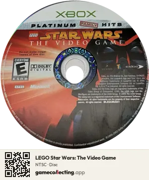 LEGO Star Wars: The Video Game Xbox, NTSC disc